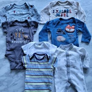Gerber Kids Shirts & Tops Set - Blue, Gray, White